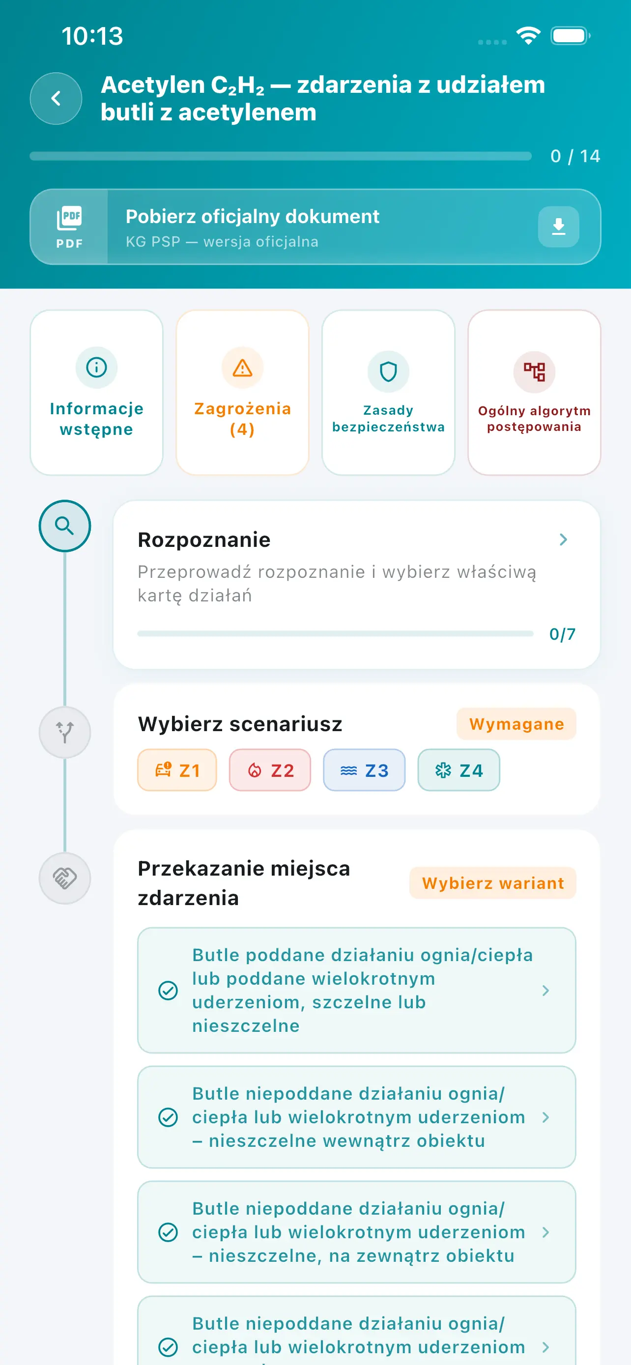 Iskra112 - Karty ratownicze